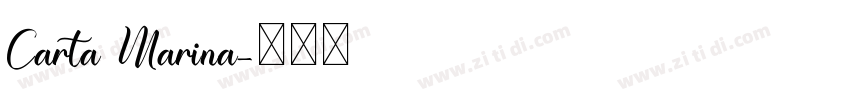 Carta Marina字体转换